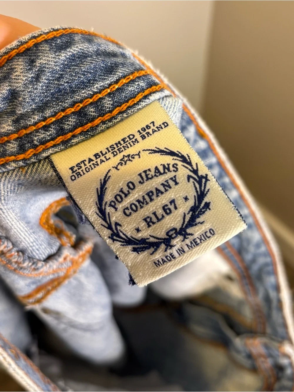 Vtg Ralph Lauren Polo Jeans Saturday Denim Shorts - Picture 7 of 8